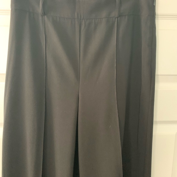 New without tags black wide leg cropped pants size 4 by Cynthia Rowley - Picture 2 of 5